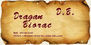 Dragan Biorac vizit kartica